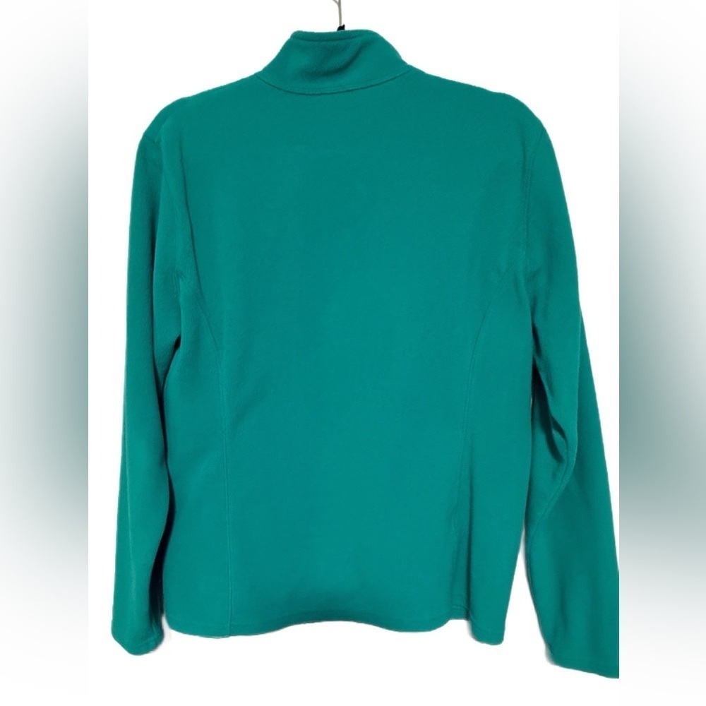 GUC Eddie Bauer Pullover Fleece, Size Large, Teal - Picture 3 of 4